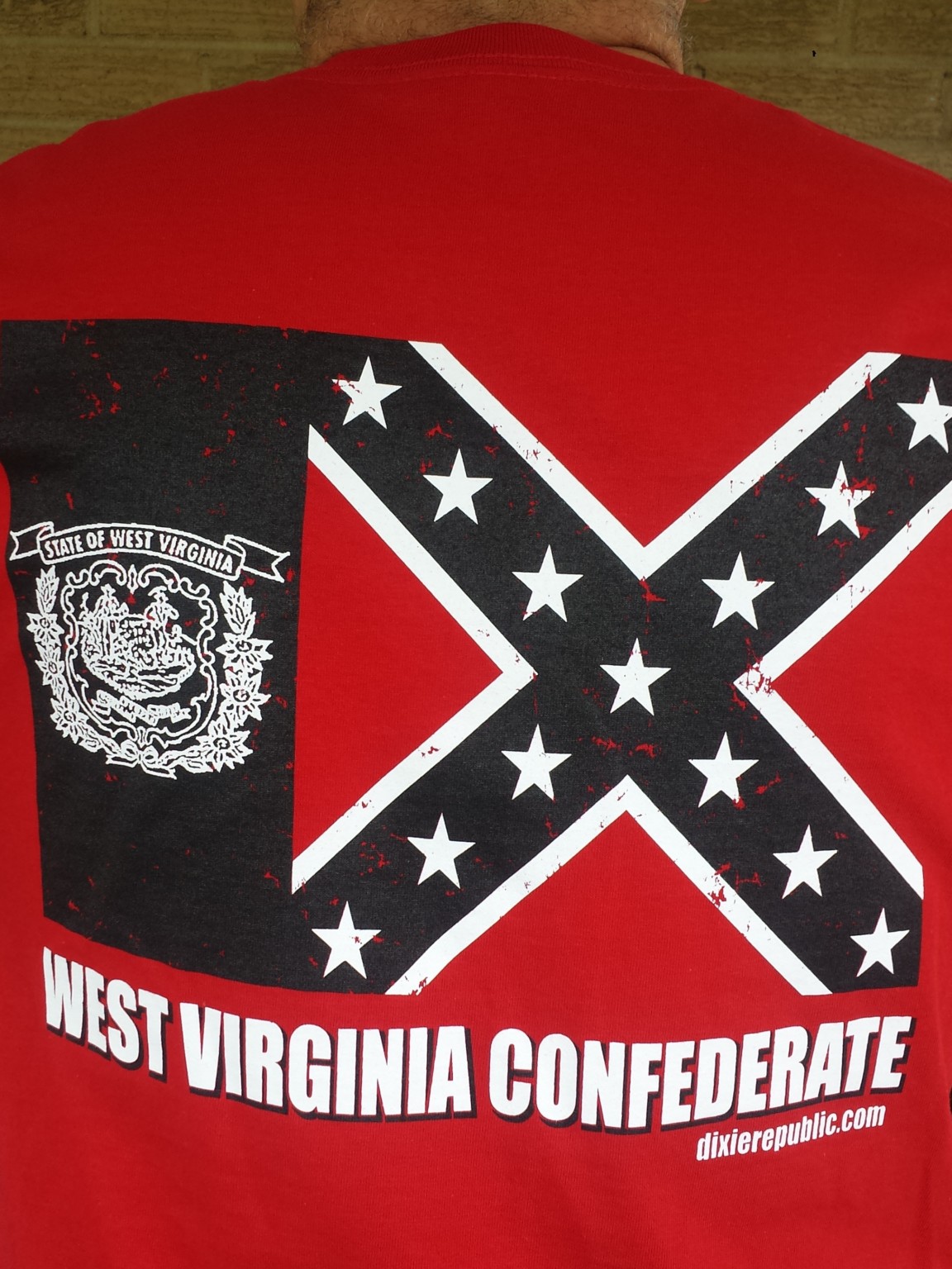 West Virginia Confederate Tee Shirt.