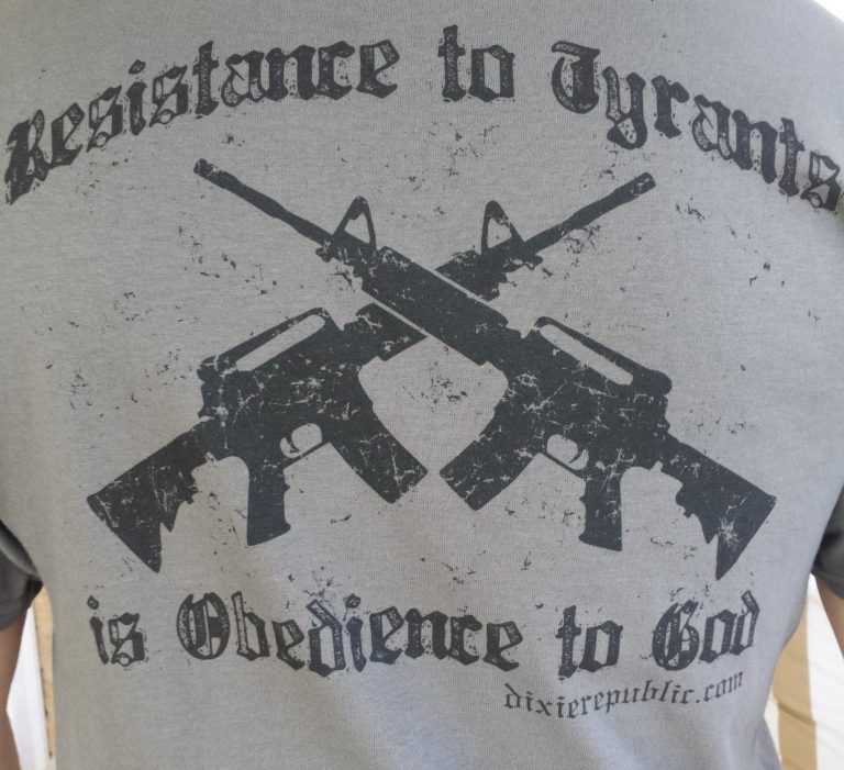 rebellion to tyrants is obedience to god shirt