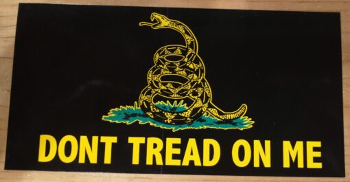 Gadsden sticker black