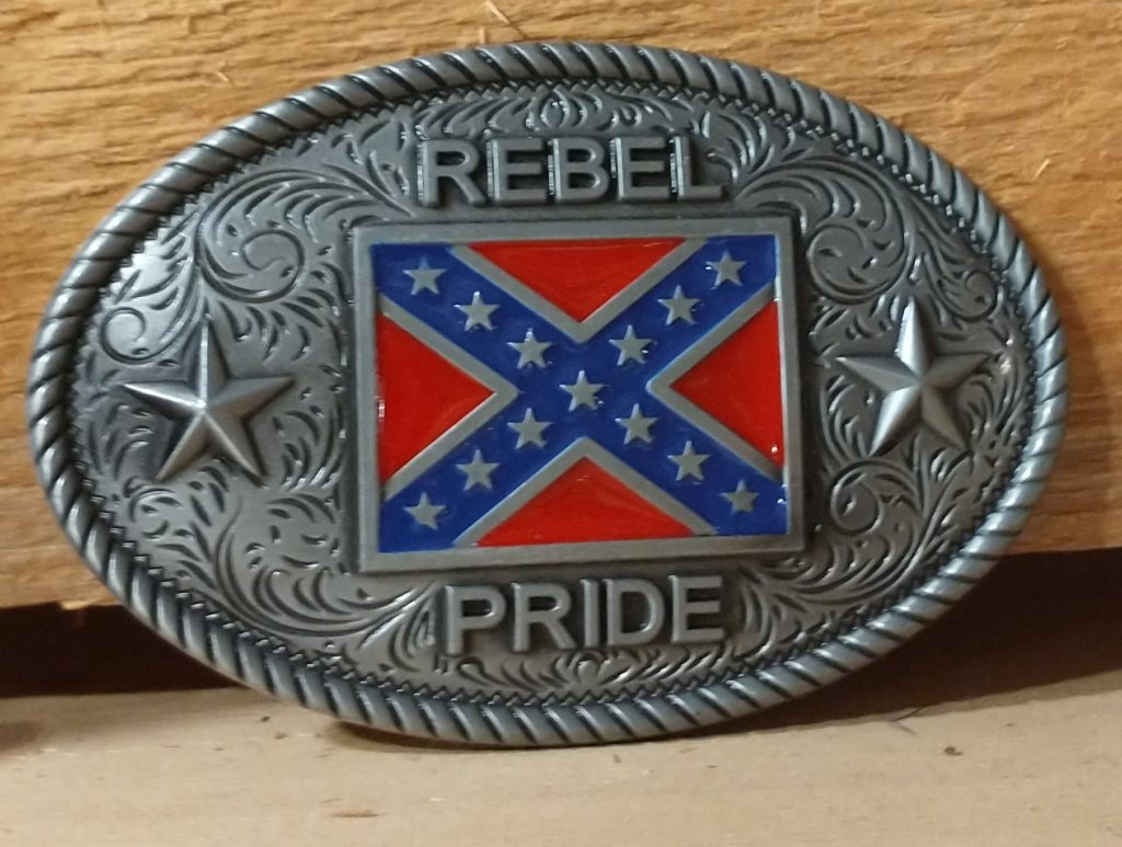 Rebel Pride Battle Flag Belt Buckle | Rebel Flag Belt Buckle